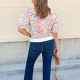 Color Me Happy Printed Top