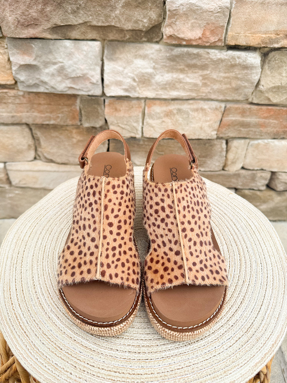 [Corkys] Carley Wedges in mini cheetah print