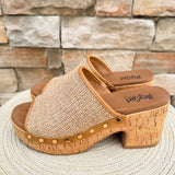 [Corkys] May I Help You Wedges in Honey Raffia- The Pink Pineapple 850