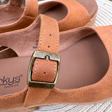 [Corkys] Miss Behavin Faux Suede Sandals in Cognac