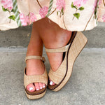 [Corkys] Treat Yourself Raffia Wedges - The Pink Pineapple 850