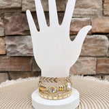 Crystal Luxe Power Stack Bracelet Set