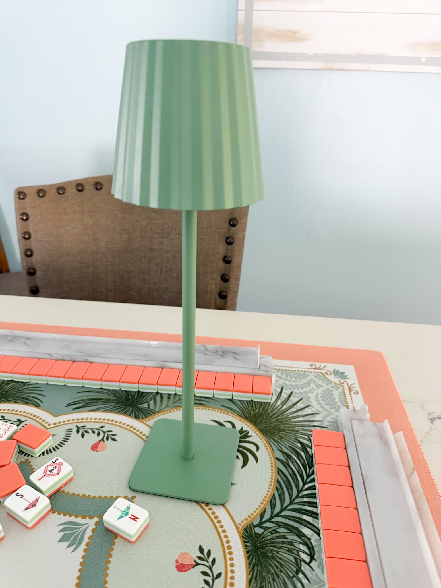 Cypress Glow Fluted Rechargeable Table Lamp