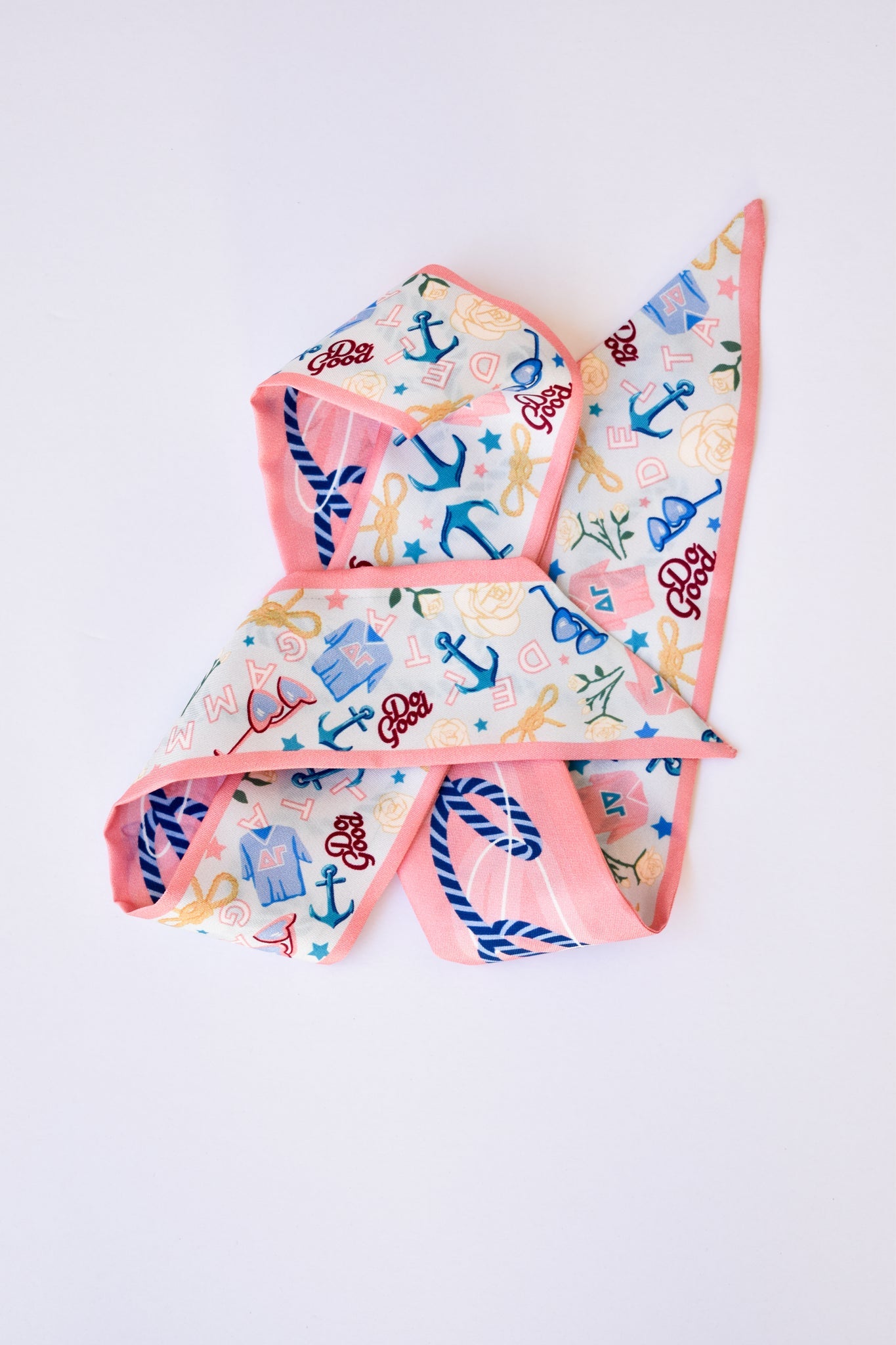 [Saturday Silks] Delta Gamma Skinny Scarf