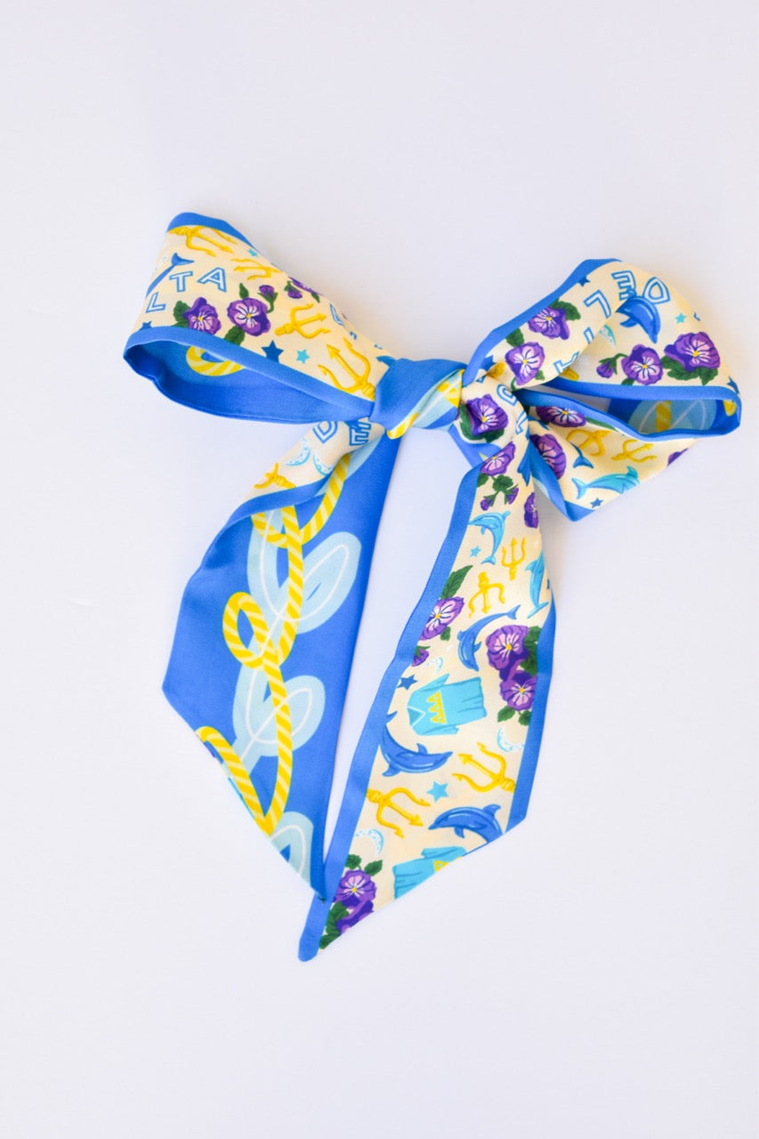 [Saturday Silks] Tri Delta Skinny Scarf