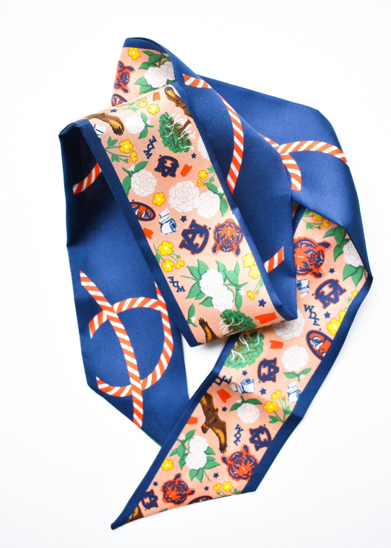 [Saturday Silks] Auburn Gameday Skinny Scarf