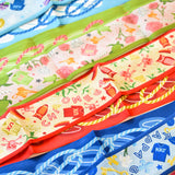 [Saturday Silks] Chi Omega Skinny Scarf