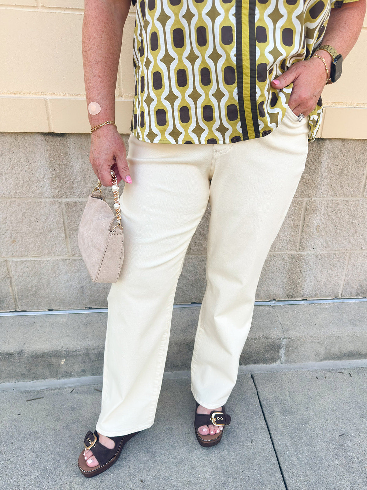 [Dear John] Anika Straight Leg Jean in Wheat