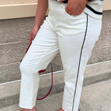 [Dear John] Anika Straight Leg Jeans in Cookies n Cream