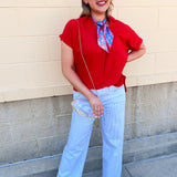 [Dear John] Taylor Mid Rise Straight Jeans in Skyway Stripe