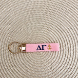 Delta Gamma Embroidered Keychain