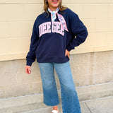 Delta Gamma Mock Neck Sweatshirt