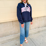 Delta Gamma Mock Neck Sweatshirt