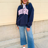 Delta Gamma Mock Neck Sweatshirt