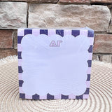 Delta Gamma Sorority Scalloped Notepad Cube- The Pink Pineapple 850
