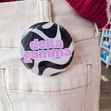 Delta Gamma Wavy Button Pin
