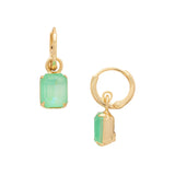 [Sorrelli] Octavia Huggie Hoop Earrings in Mint Delight