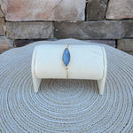 [Easton Elle] Marquise Adjustable Slider Bracelet in Blue Kyanite- The Pink Pineapple 850