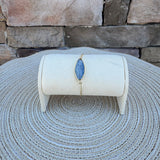 [Easton Elle] Marquise Adjustable Slider Bracelet in Blue Kyanite- The Pink Pineapple 850
