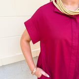 Easy Breeze Cotton Linen Mini Dress