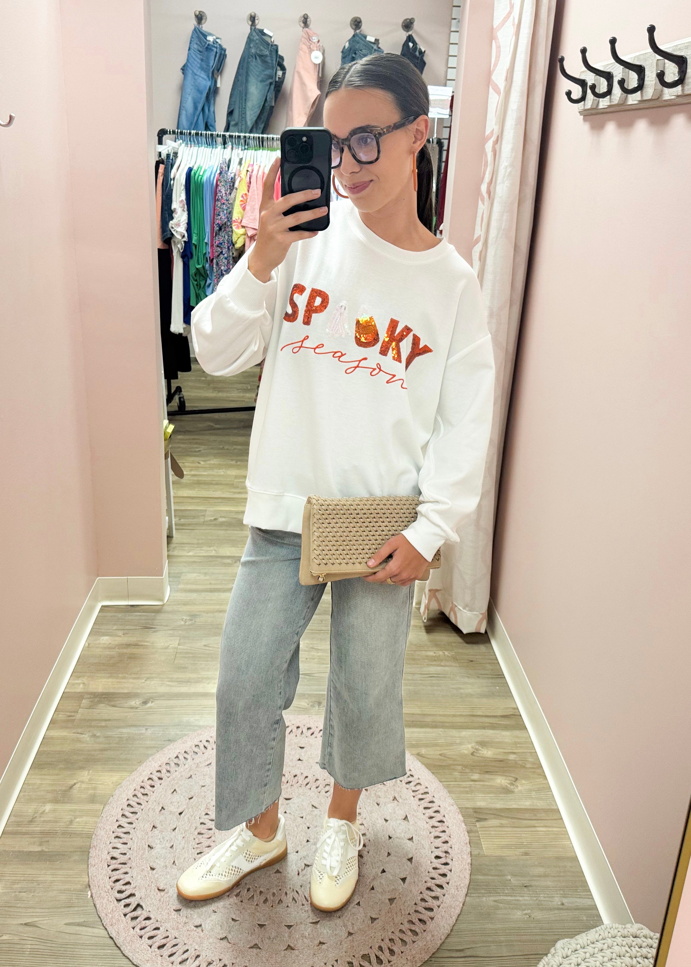 Mary Square Sarah Spooky Season Sweatshirt