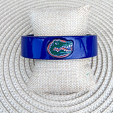Florida Gators Resin Logo Cuff Bracelet in Blue