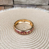 Florida State Seminoles Polished Metal Hinge Bangle