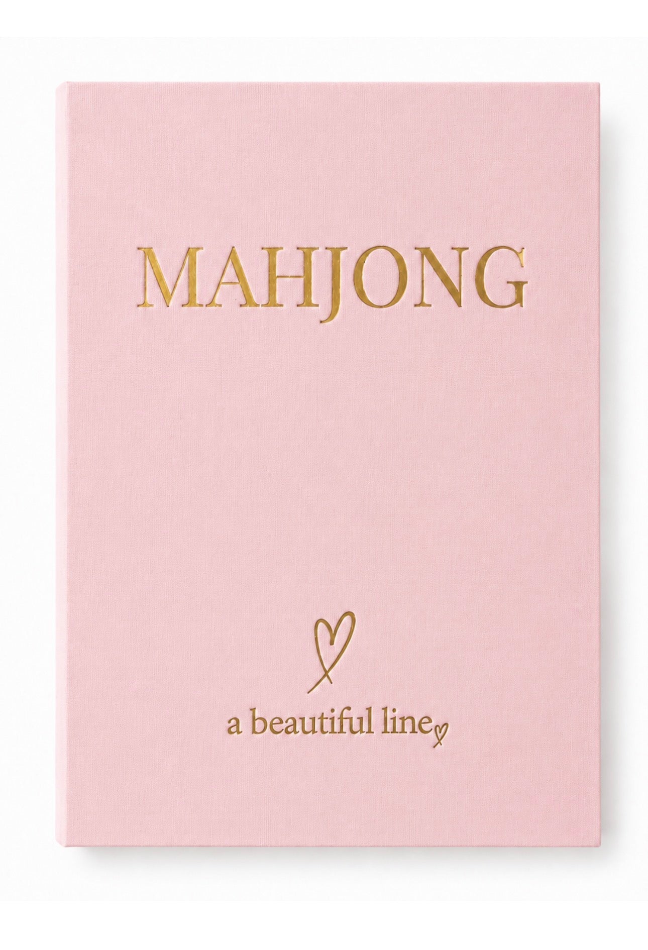 Pink Mahjong Coffee Table Book Tile Storage 