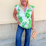 Garden Party Grace Floral Blouse