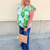 Garden Party Grace Floral Blouse