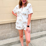 Garnet & Gold Heirloom Pajama Set