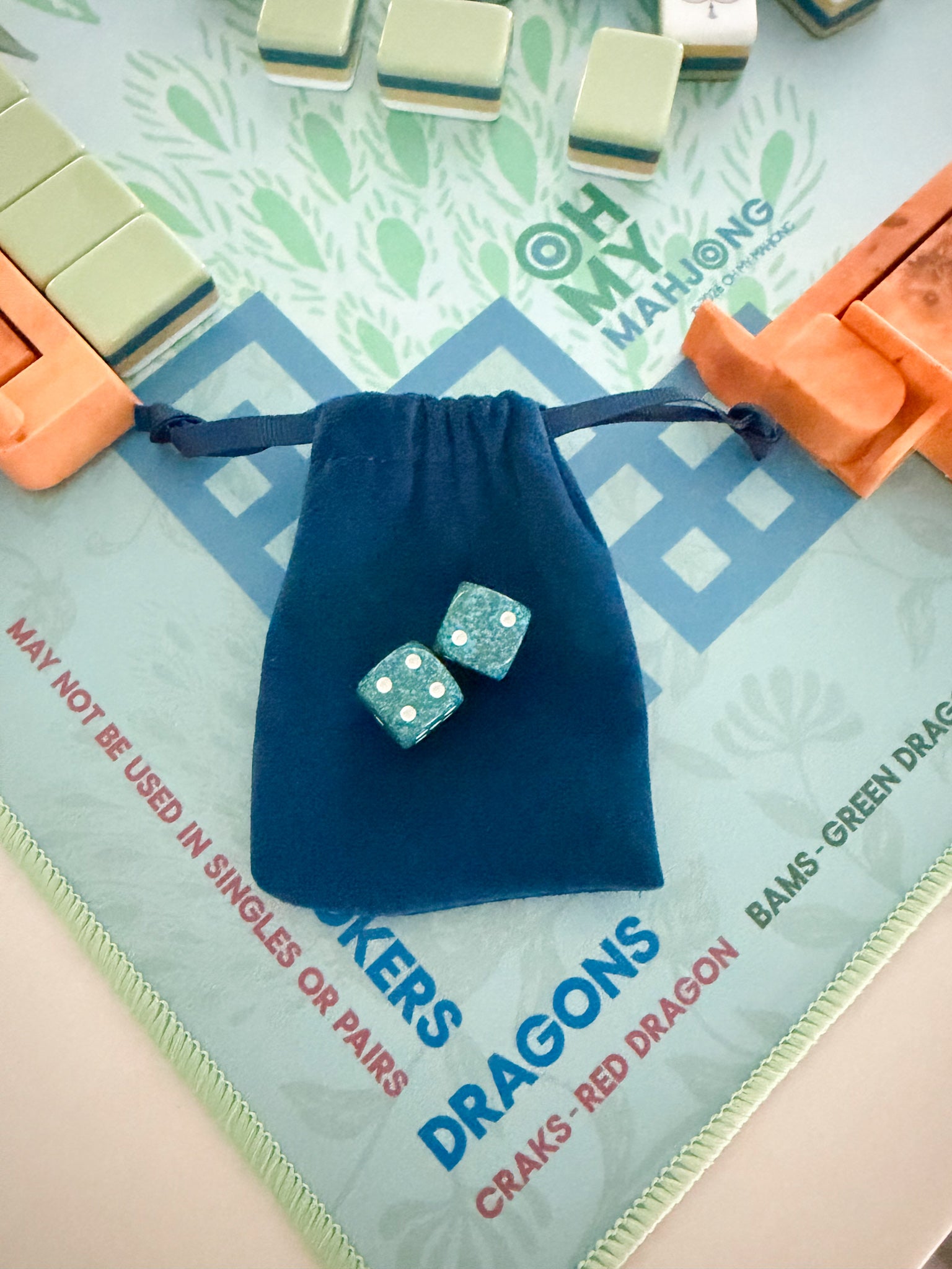 Gilded Lagoon Mahjong Dice