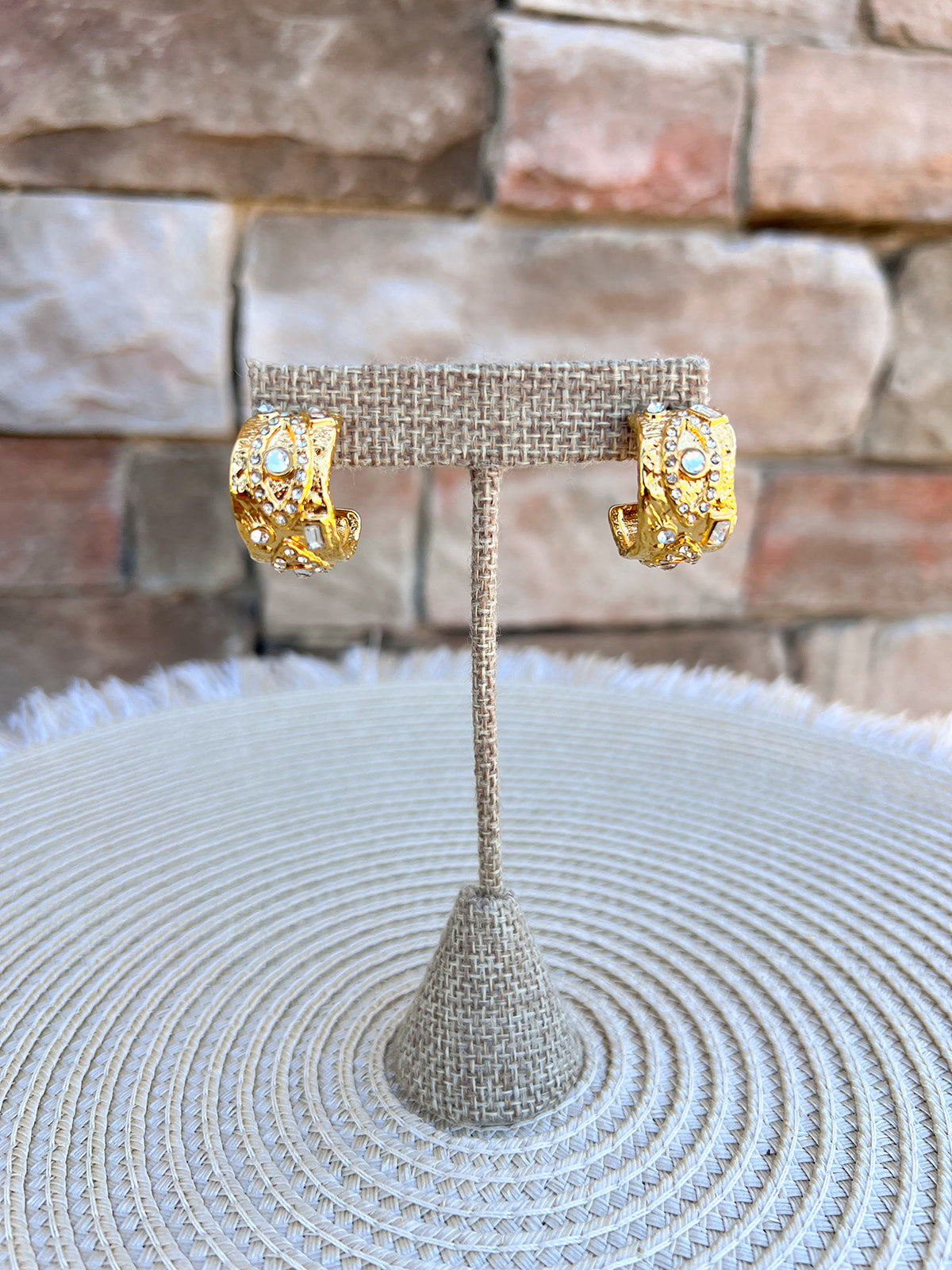 Glitz & Grit Mini Hoops - The Pink Pineapple 850