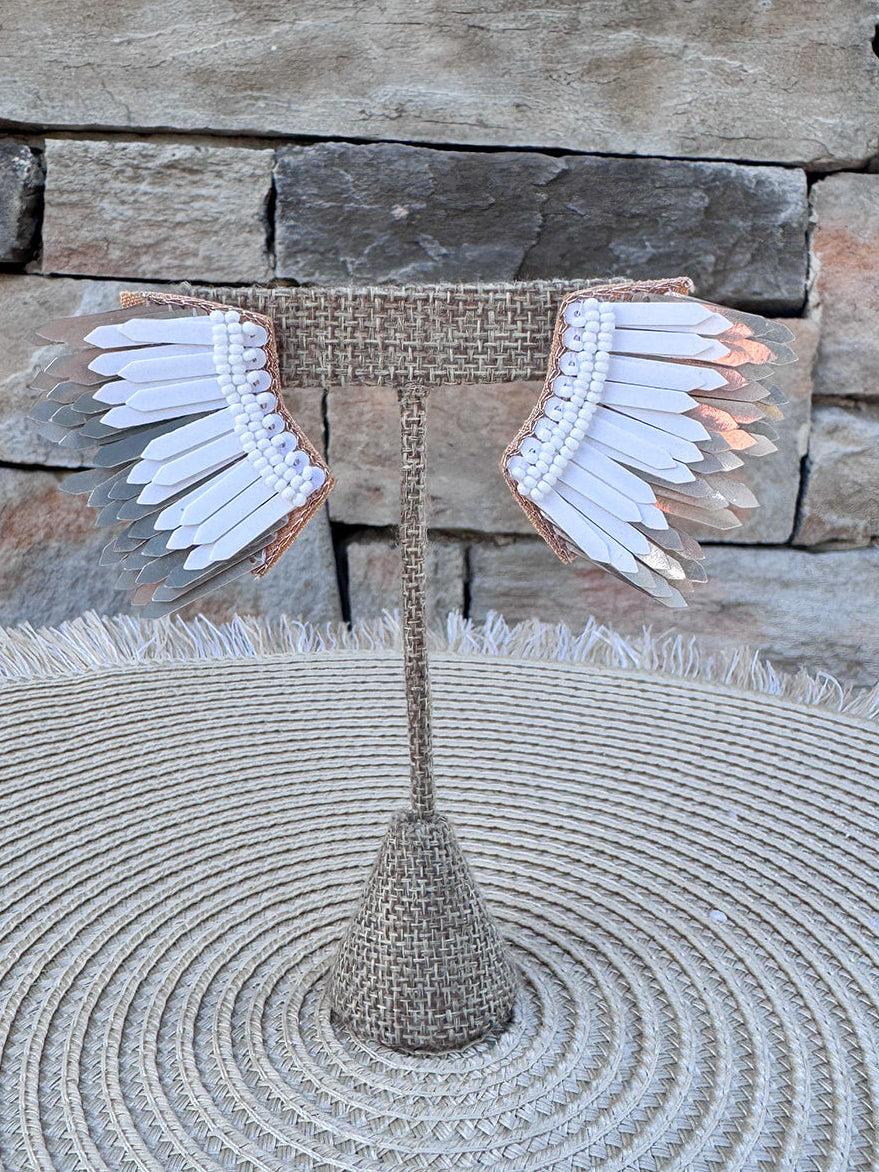 Gold Rush Layered Feather Earrings - The Pink Pineapple 850