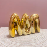 Gold Shelf Bubble Letters | Alpha Delta Pi