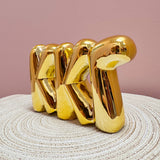 Gold Shelf Bubble Letters | Kappa Kappa Gamma