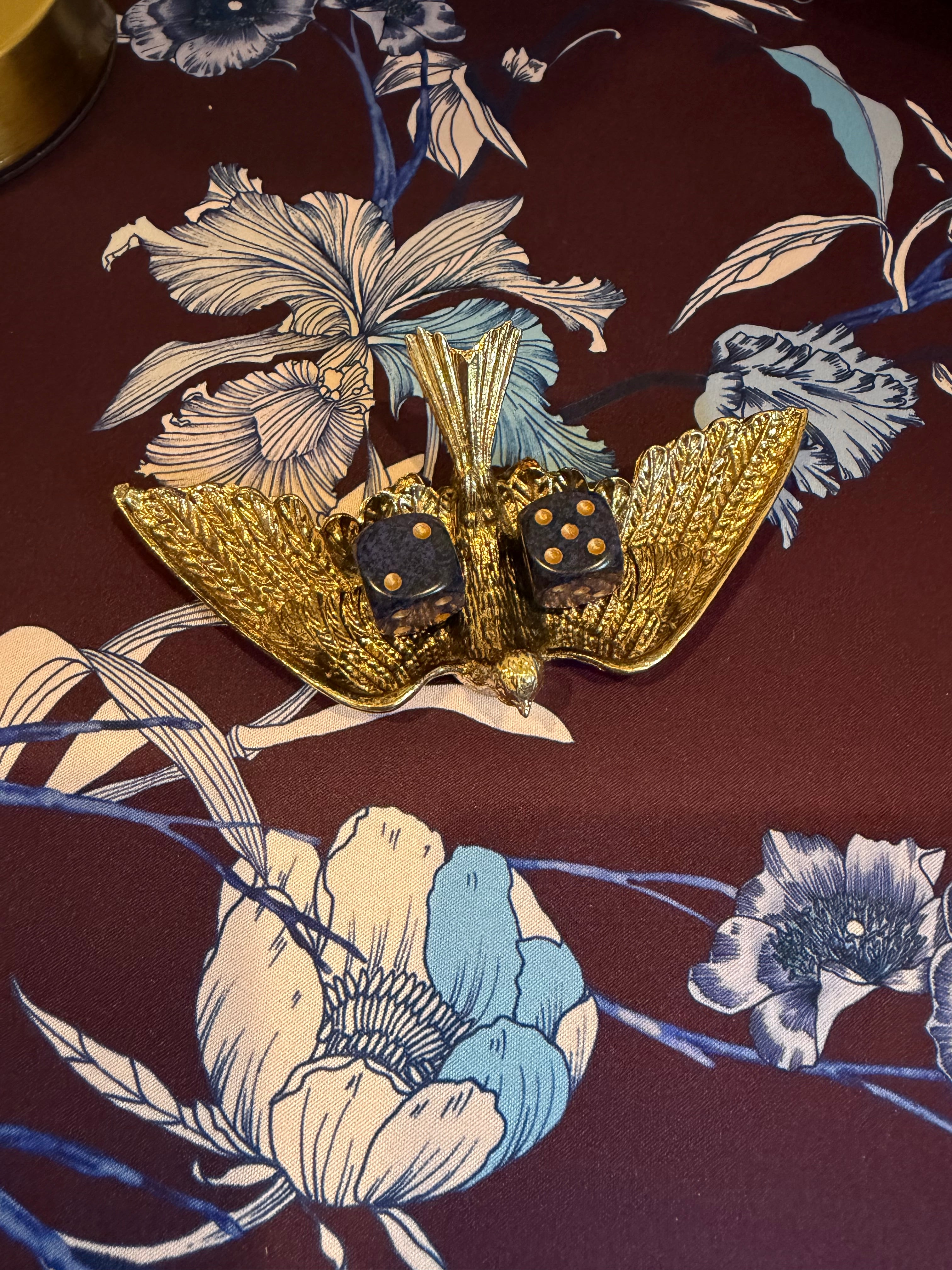 Golden Flight Mahjong Dice Dish
