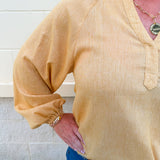 Golden Meadow Gauze Blouse