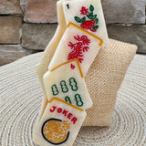 Mahjong Hand - Painted Claw Clip - The Pink Pineapple 850