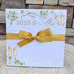 Hand Painted Miss to Mrs. Luxe Bridal Notepad - The Pink Pineapple 850