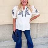 Harbor Heirloom Embroidered Top