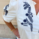 Harbor Heirloom Embroidered Top