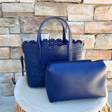 Harbor Noir Scallop Crossbody