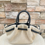Harper Woven Crossbody Bag - The Pink Pineapple 850