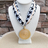 [Hart Designs] The Modern Muse Scarf Necklace - The Pink Pineapple 850