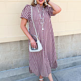 Heritage Check Midi Dress