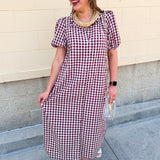 Heritage Check Midi Dress