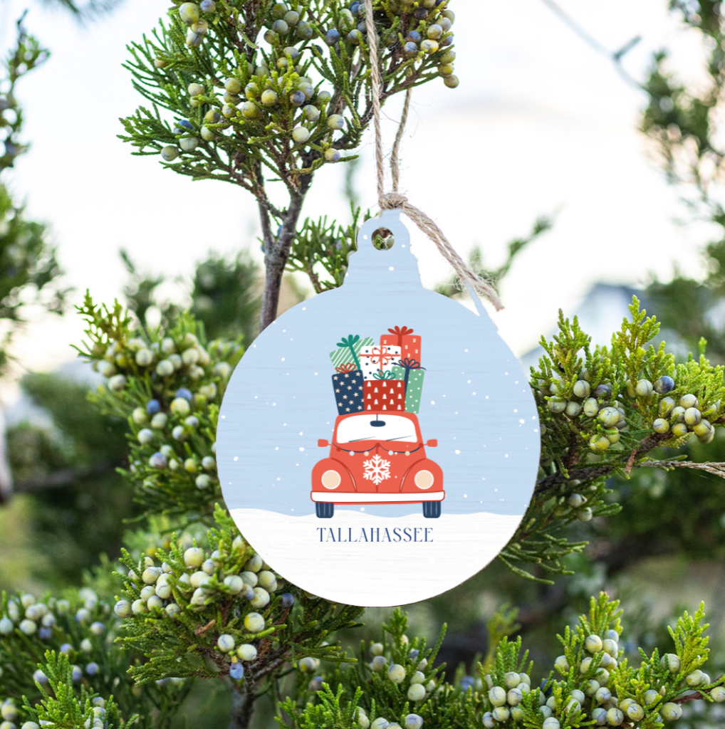 Holiday Haul Tallahassee Ornament