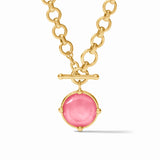 Julie Vos Honeybee Demi Necklace - Iridescent Peony Pink