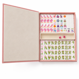 Pink Mahjong Coffee Table Book Tile Storage